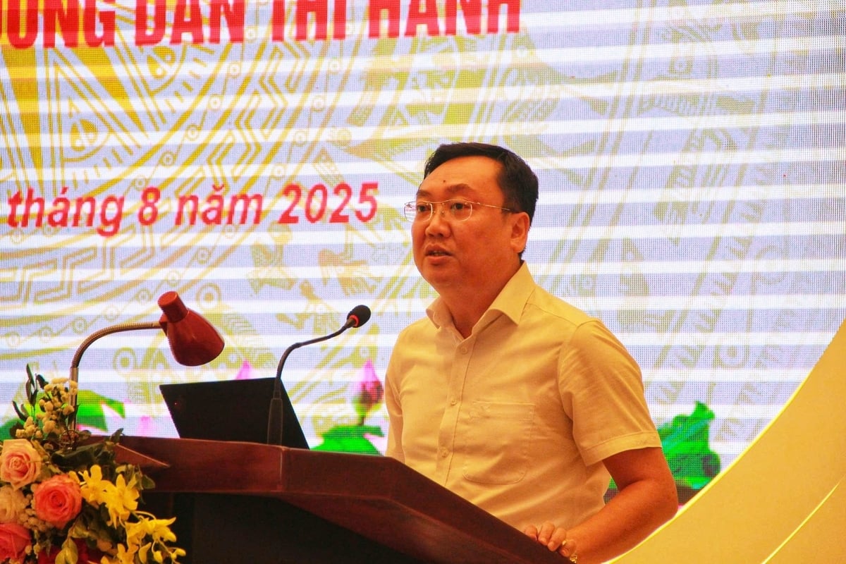Ông Nguyễn Trác Trung - Phó Giám đốc Sở Nông nghiệp và Môi trường Hải Phòng chia sẻ những kỳ vọng của địa phương từ hội nghị. Ảnh: Hoàng Phong.