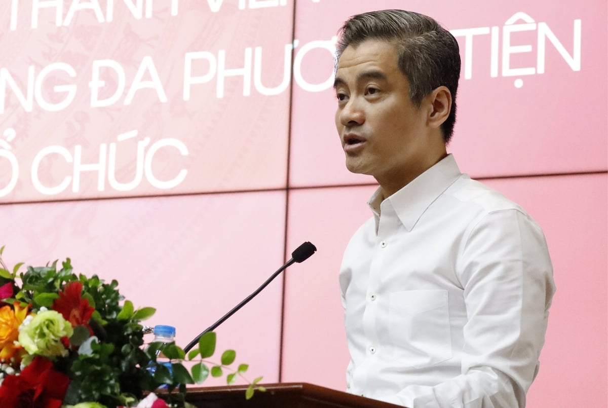 Ông Chu Tiến Đạt, Trưởng Ban tổ chức cho biết, cuộc thi là một hình thức giáo dục, tôn vinh và lan tỏa các giá trị văn hóa cốt lõi tới mọi tầng lớp nhân dân. Ảnh: Hoàng Hiền.