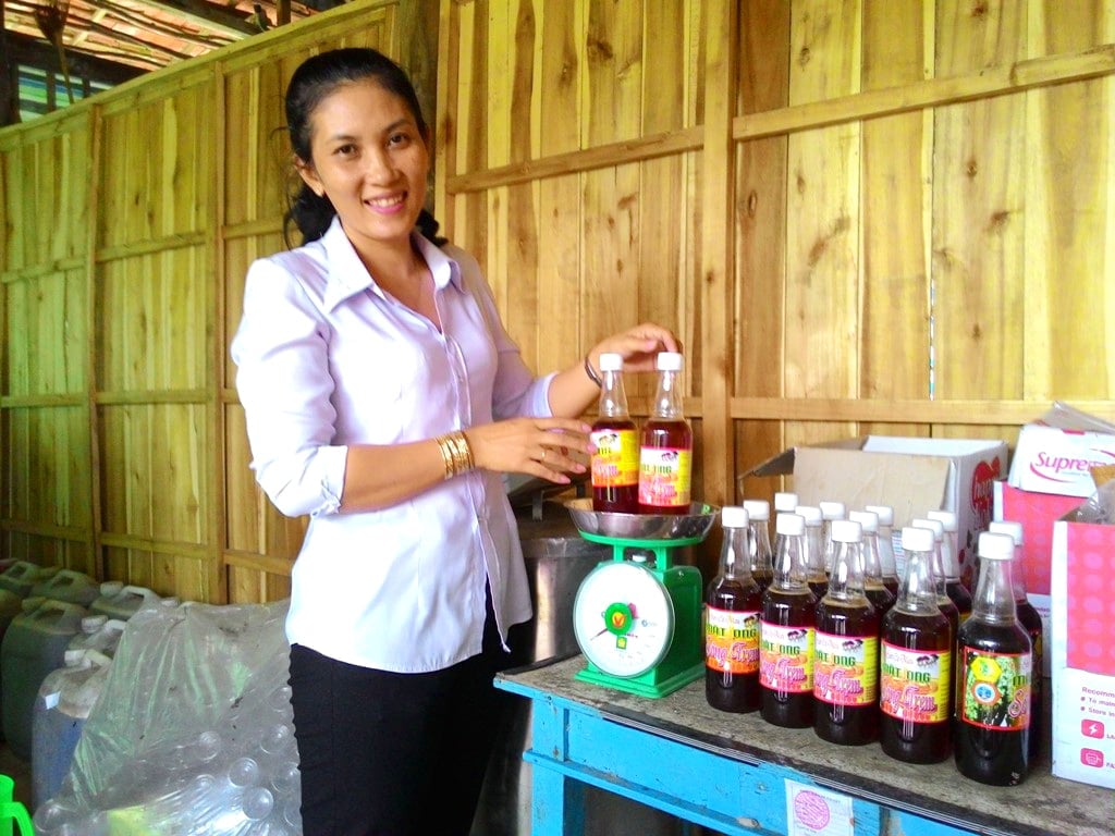 Sản phẩm 'Mật ong Trà Sư Honey' đạt OCOP 3 sao đang hướng đến xuất khẩu. Ảnh: Lê Hoàng Vũ.