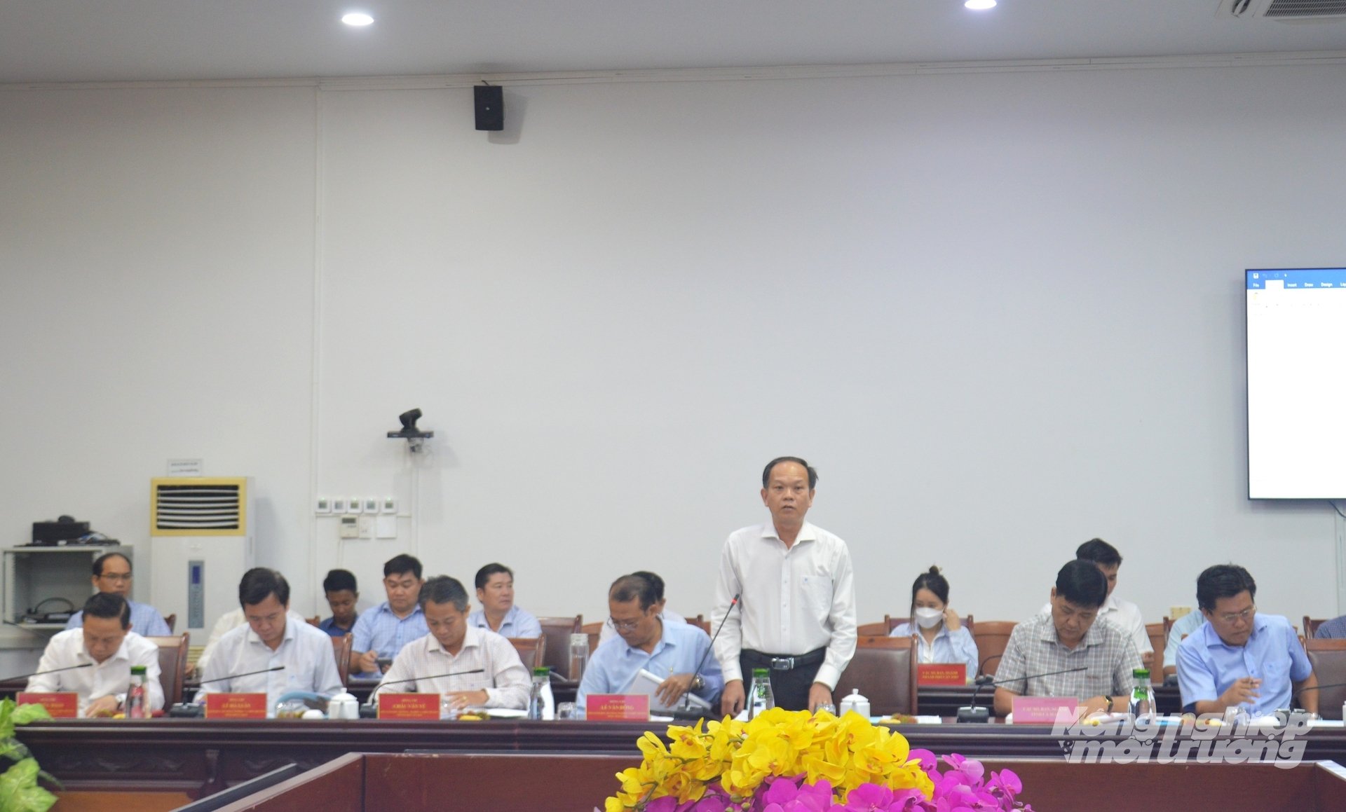 Lãnh đạo Sở Nông nghiệp và Môi trường các tỉnh, thành ĐBSCL nếu những khó khăn vướng mắc khi vận hành chính quyền địa phương 2 cấp, cần được Bộ Nông nghiệp và Môi trường và các đơn vị trực thuộc hỗ trợ, tháo gỡ. Ảnh: Trung Chánh.