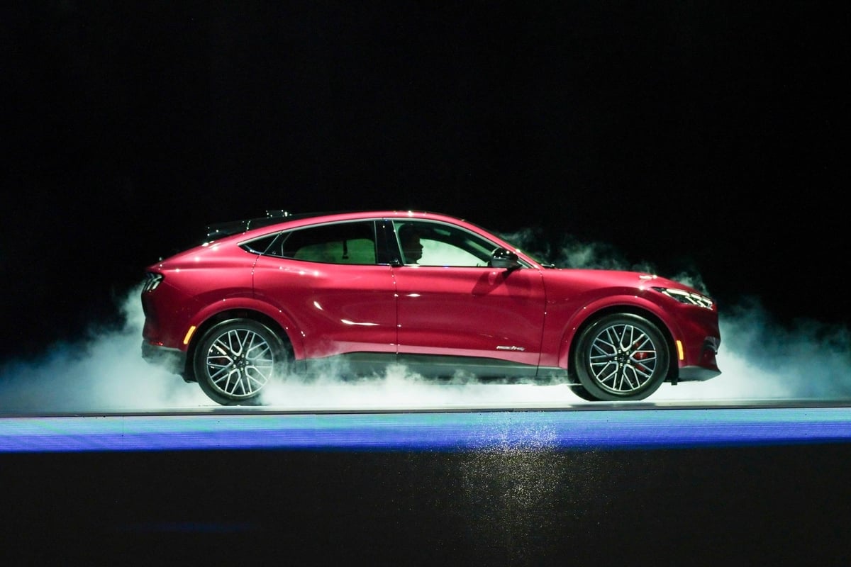 Mustang Mach-E, dòng xe huyền thoại nổi tiếng thế giới với phiên bản thuần điện đã có mặt ở Việt Nam. Ảnh: Ford Việt Nam.