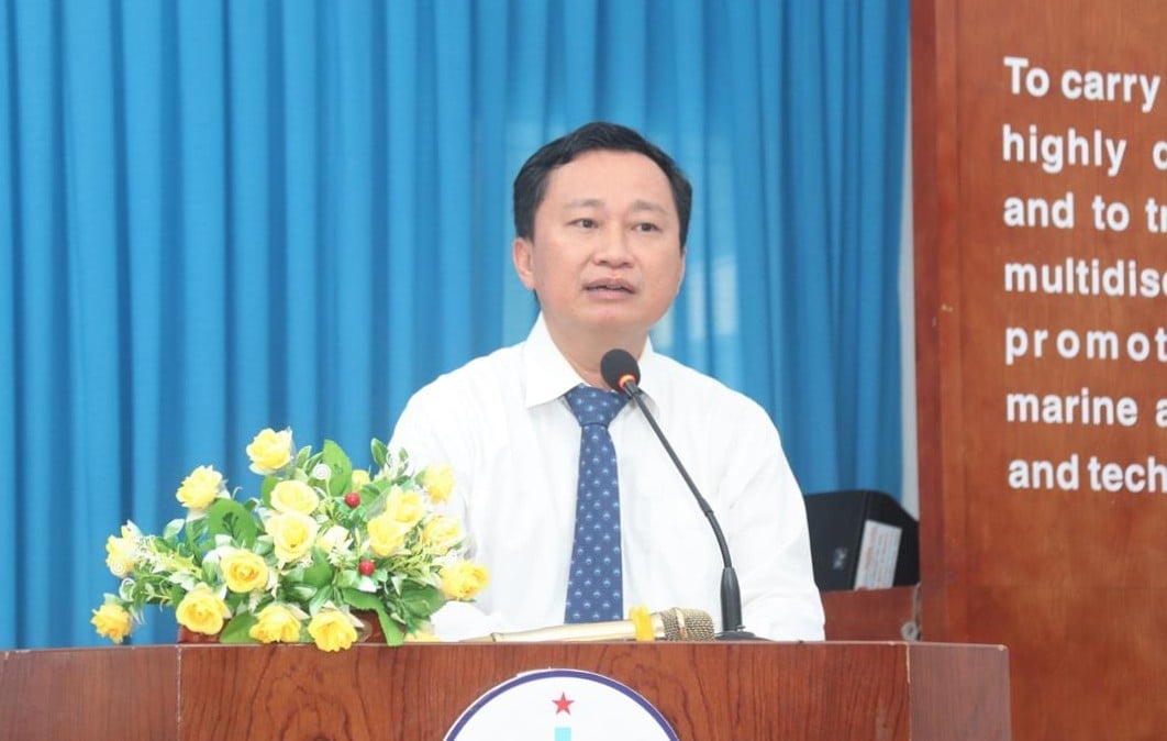 Tiến sĩ Quách Hoài Nam giữ chức Hiệu trưởng Trường Đại học Nha Trang, nhiệm kỳ 2020 - 2025 từ ngày 14/8. Ảnh: PC.