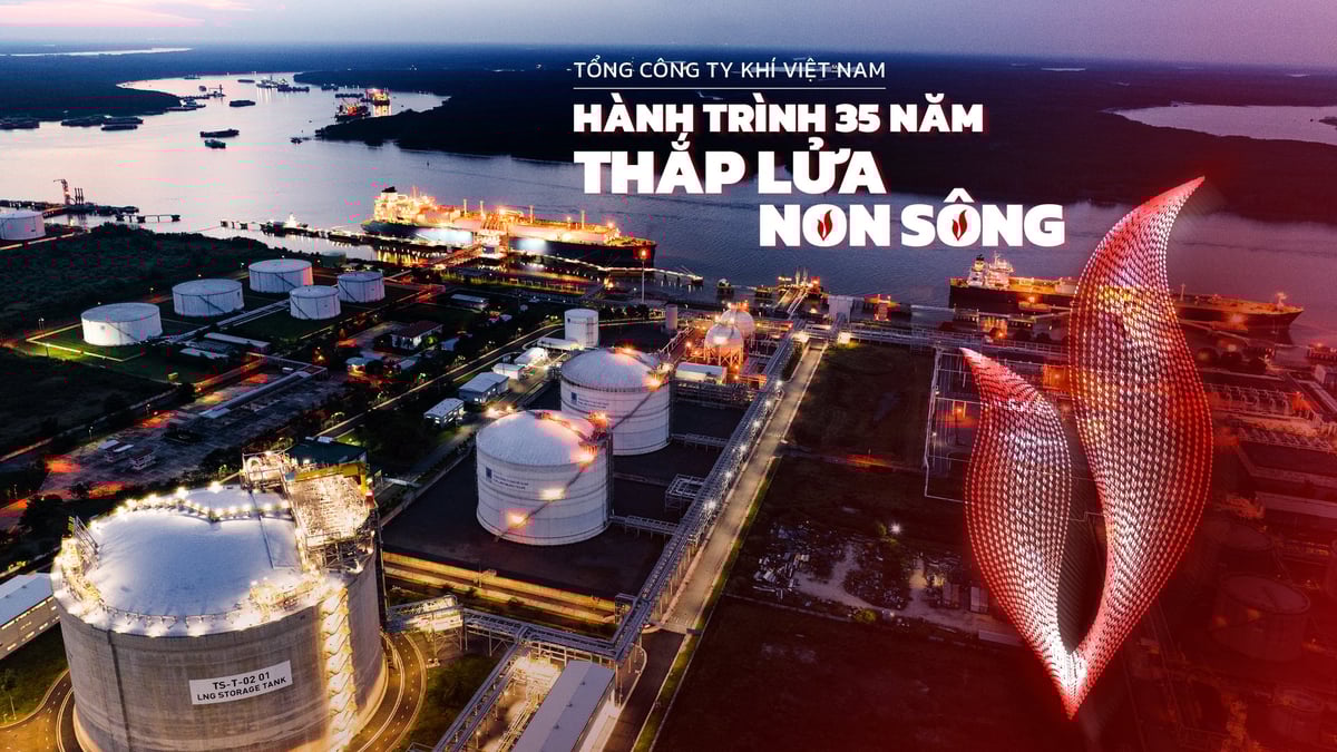PV GAS với hành trình 35 năm thắp lửa non sông. Ảnh: PV GAS.
