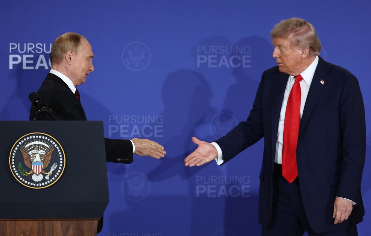 Về phía Mỹ, Tổng thống Donald Trump khẳng định hai bên 'đã có một cuộc gặp gỡ rất hiệu quả' và 'đạt được rất nhiều điểm đồng thuận'. Ảnh: Sputnik. 