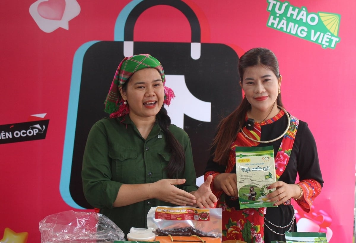 Chương trình cũng nhằm hỗ trợ doanh nghiệp, tiểu thương tiếp cận và ứng dụng các giải pháp chuyển đổi số, thương mại điện tử vào hoạt động sản xuất, kinh doanh. Ảnh: Hoàng Nghĩa.