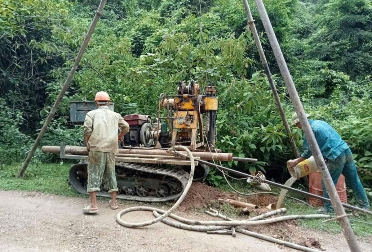 Việc khai thác nước dưới đất ở Nghệ An cần phải được siết chặt trong công tác quản lý. Ảnh: Phạm Tuân.