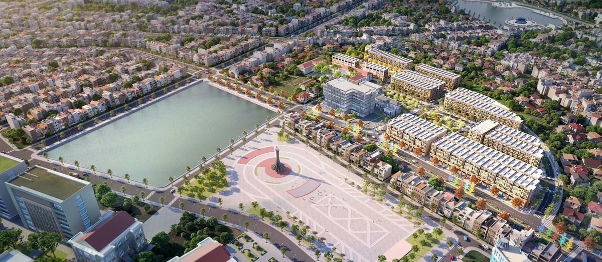 Bích Sơn Central Point nằm tại vị trí trung tâm phường Việt Yên, tỉnh Bắc Ninh, nơi mọi kết nối dễ dàng, đón dòng lưu lượng khách hàng lớn giúp khai thác hiệu quả kinh doanh từ shophouse. Ảnh: SGO.
