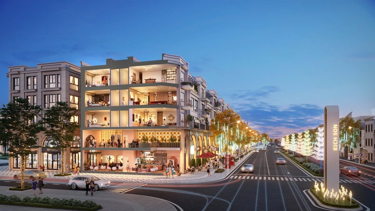 29 căn shophouse số lượng giới hạn tại Bích Sơn Central Point là 'di sản' đầu tư, đáp ứng hoàn hảo nhu cầu vừa ở, vừa kinh doanh. Ảnh: SGO.