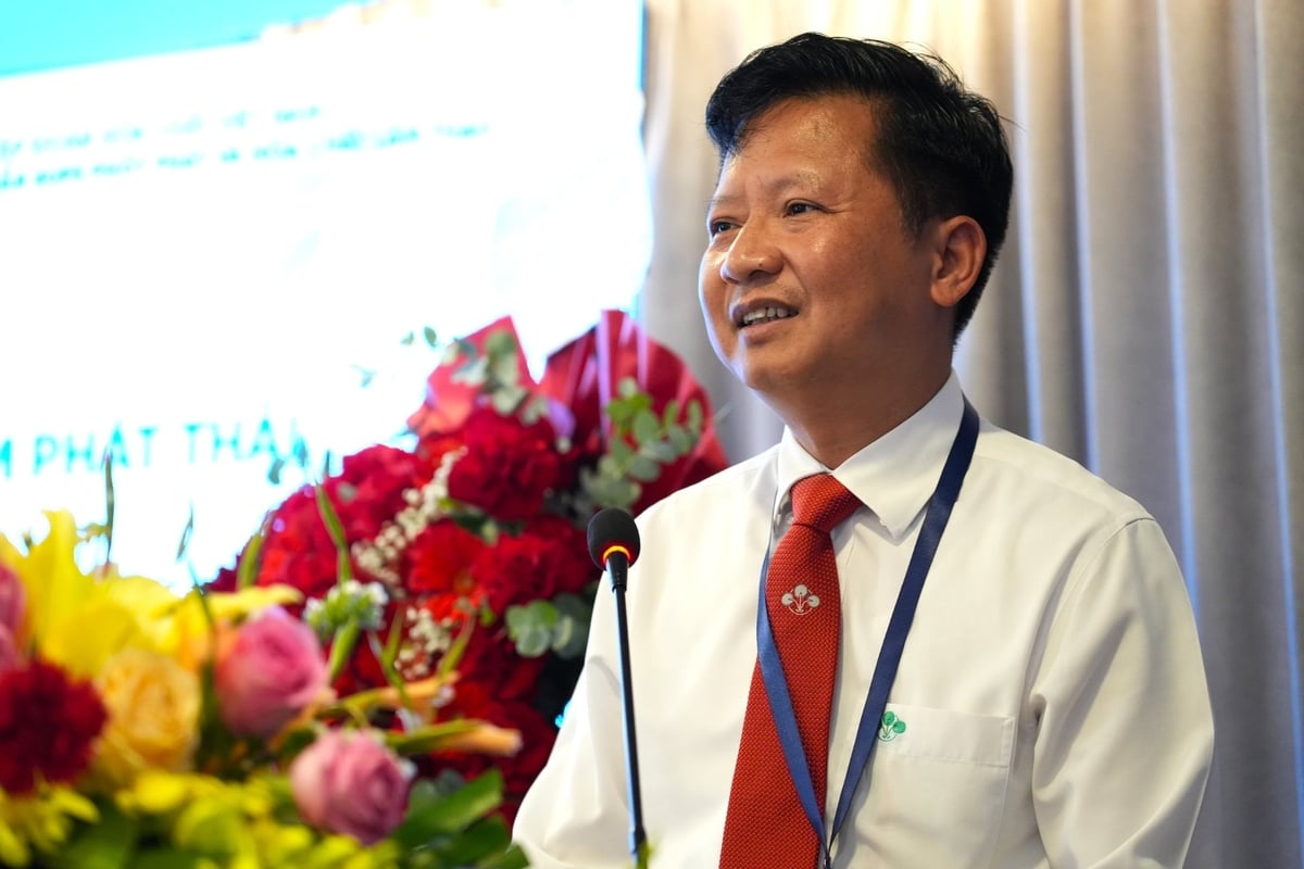 Ông Phạm Đức Thành - Trưởng phòng Kinh doanh (Công ty Cổ phần Supe phốt phát và hóa chất Lâm Thao). Ảnh: Hùng Khang. Ông Phạm Đức Thành - Trưởng phòng Kinh doanh (Công ty Cổ phần Supe phốt phát và hóa chất Lâm Thao). Ảnh: Hùng Khang.