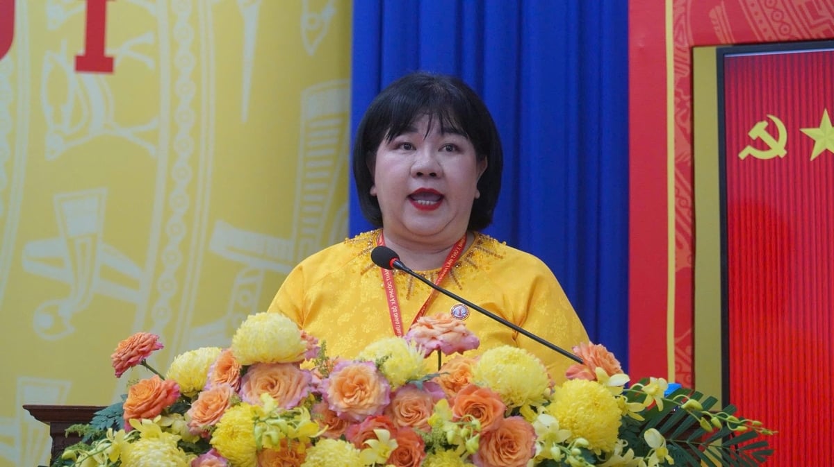 Theo bà Nguyễn Thị Xuân Mai, Bí thư Đảng ủy, Chủ tịch HĐND xã Phước Thành, nhiệm kỳ 2025-2030 là giai đoạn có ý nghĩa đặc biệt quan trọng, đặt nền móng cho sự phát triển nhanh và bền vững của xã. Ảnh: Trần Phi.