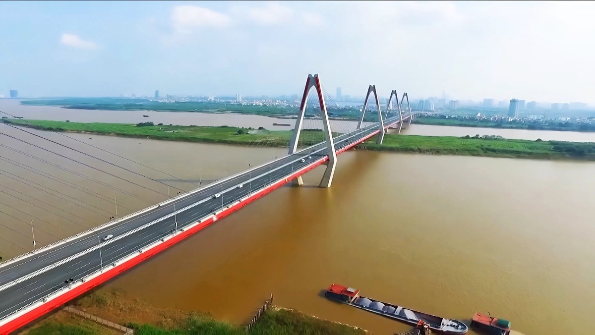 Xã Vĩnh Thanh nằm ở cửa ngõ phía Bắc của Thủ đô Hà Nội. Ảnh: TN.