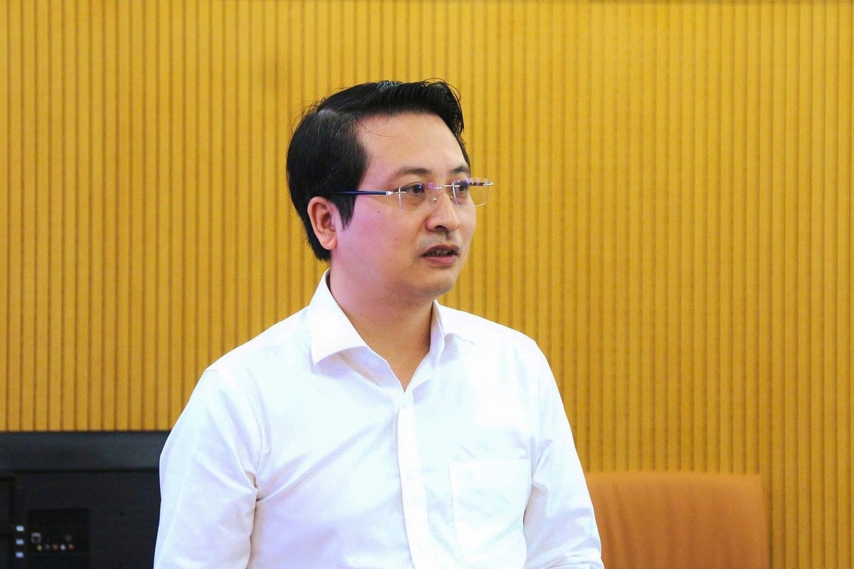 Ông Phan Tuấn Hùng, Vụ trưởng Vụ Pháp chế: Số lượng văn bản cần sửa đổi, bổ sung rất lớn và chủ yếu phải hoàn thành ngay trong năm 2025. Ảnh: Phạm Hiếu.