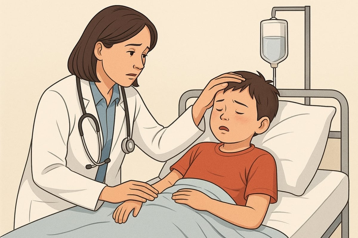 Bệnh sốt xuất huyết ở trẻ em đang có những diễn biến phức tạp. Ảnh: TL.