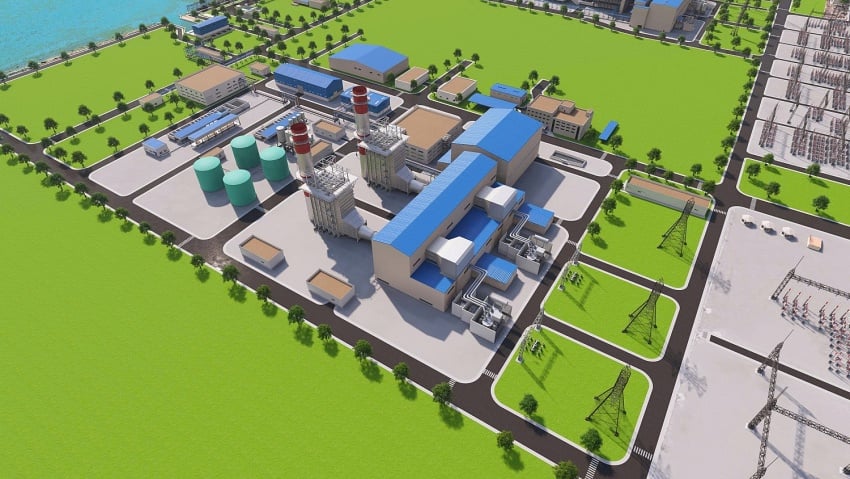 Phối cảnh Nhà máy Nhiệt điện Ô Môn IV. Ảnh: Petrovietnam.