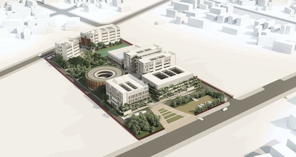 Phối cảnh dự án UEH Nexus Campus Nha Trang. Ảnh: UEH.