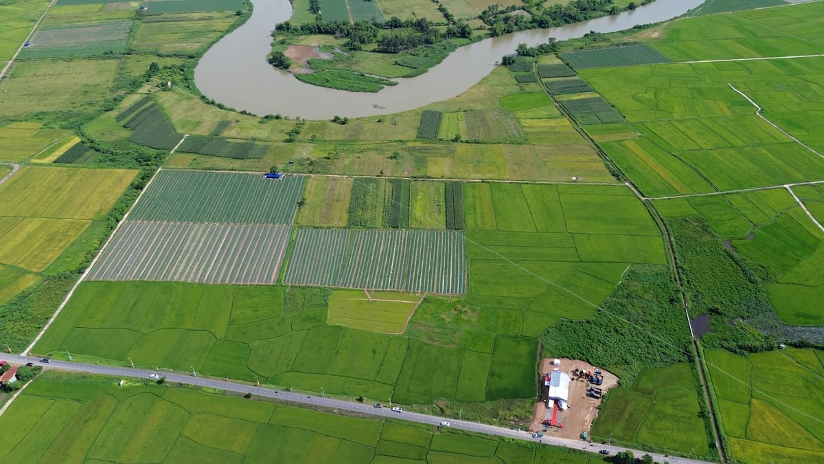 Khu tái định cư có diện tích gần 47.000 m². Ảnh: Phạm Huy.