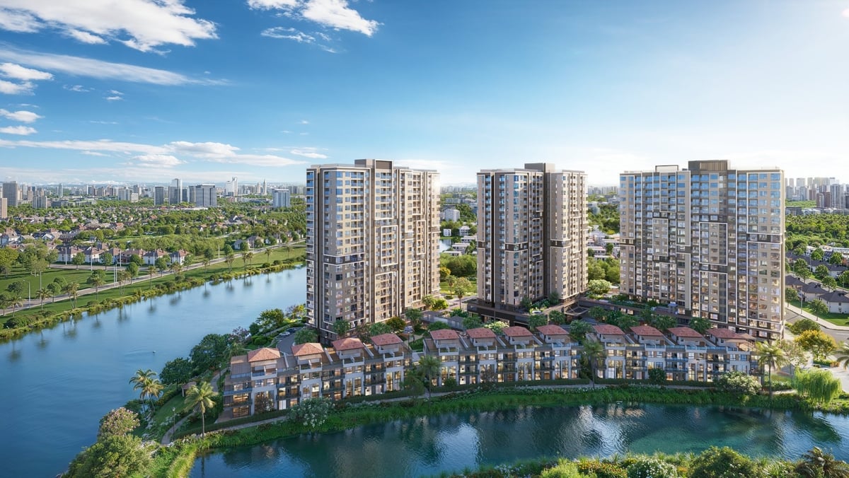 Trellia Cove là khu Compound cuối cùng tại đô thị tích hợp Mizuki Park. Ảnh: Nam Long.