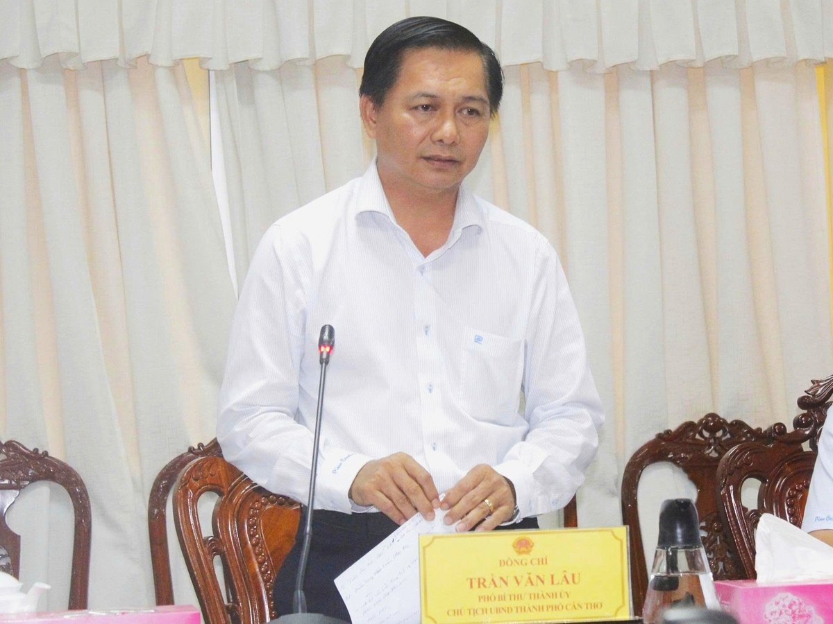 Chủ tịch UBND TP. Cần Thơ Trần Văn Lâu cho ý kiến về việc nghiên cứu, đầu tư Dự án Mekong City. Ảnh: Kim Anh. Chủ tịch UBND TP. Cần Thơ Trần Văn Lâu cho ý kiến về việc nghiên cứu, đầu tư Dự án Mekong City. Ảnh: Kim Anh.