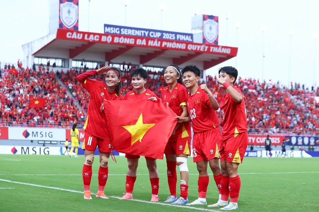 Đội tuyển bóng đá nữ Việt Nam tìm lại niềm vui. Ảnh: VFF.
