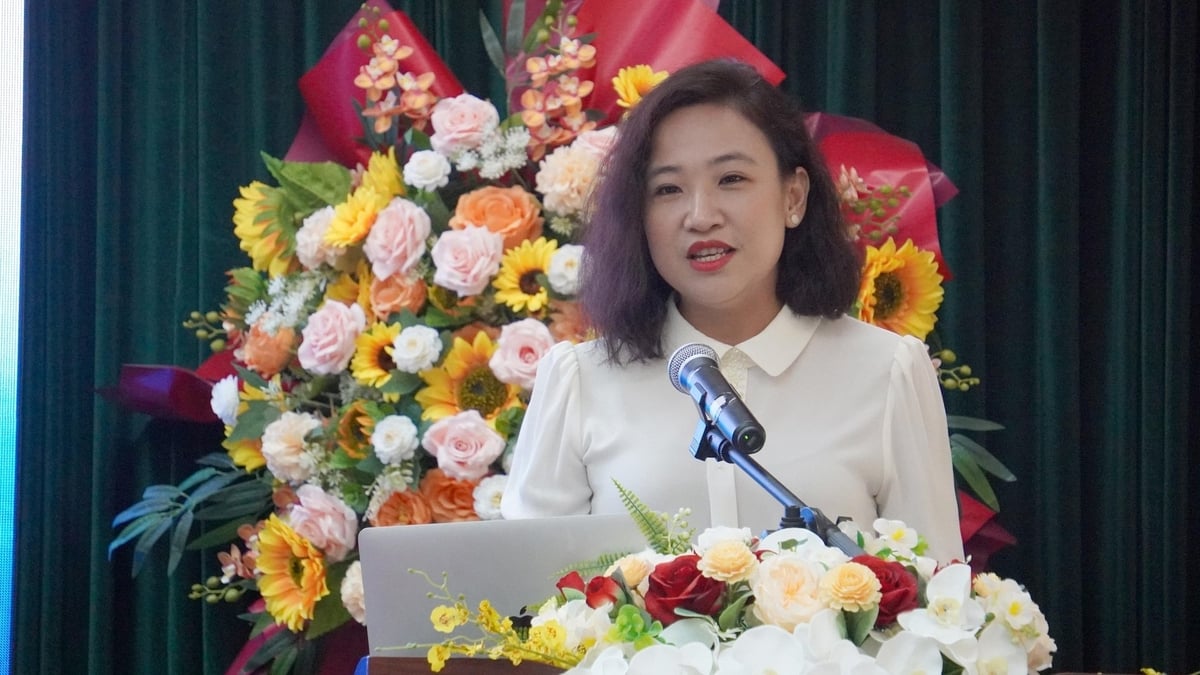 TS Nguyễn Thị Minh Phương, Trưởng khoa Kinh tế quốc tế (Học viện Ngoại giao, Bộ Ngoại giao). Ảnh: Lê Bình.