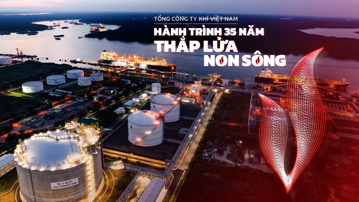 Chiến dịch truyền thông '35 năm – Thắp lửa non sông' của PV GAS không chỉ là lời tri ân quá khứ, mà còn là lời khẳng định hiện tại và niềm tin vào tương lai. Ảnh: PV GAS.