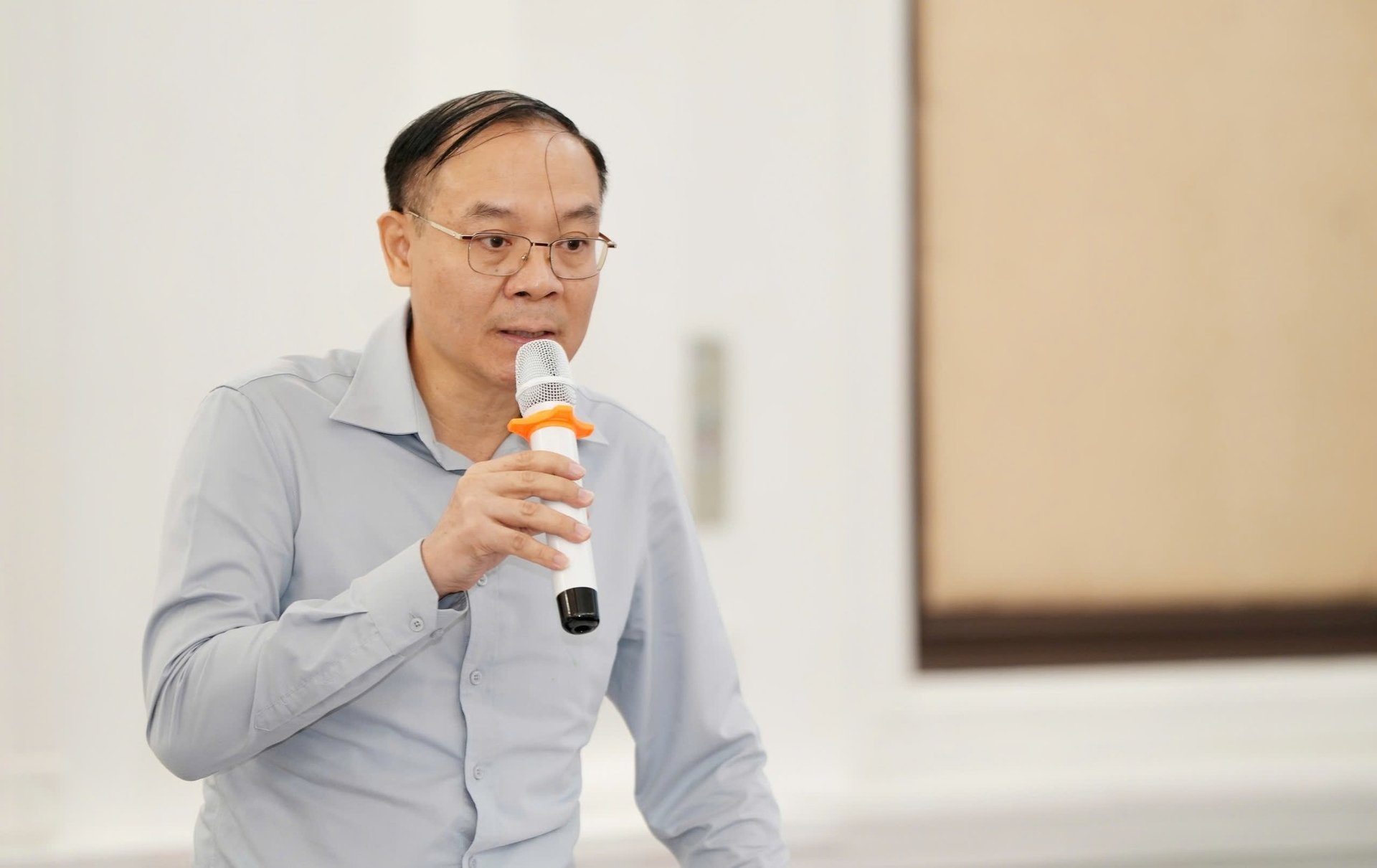 Ông Võ Anh Tuấn cho biết, Bộ Nông nghiệp và Môi trường đang khẩn trương xây dựng dự thảo Luật Đất đai 2024 sửa đổi, dự kiến trình Quốc hội vào kỳ họp tháng 10 tới. Ảnh: VietTimes. 