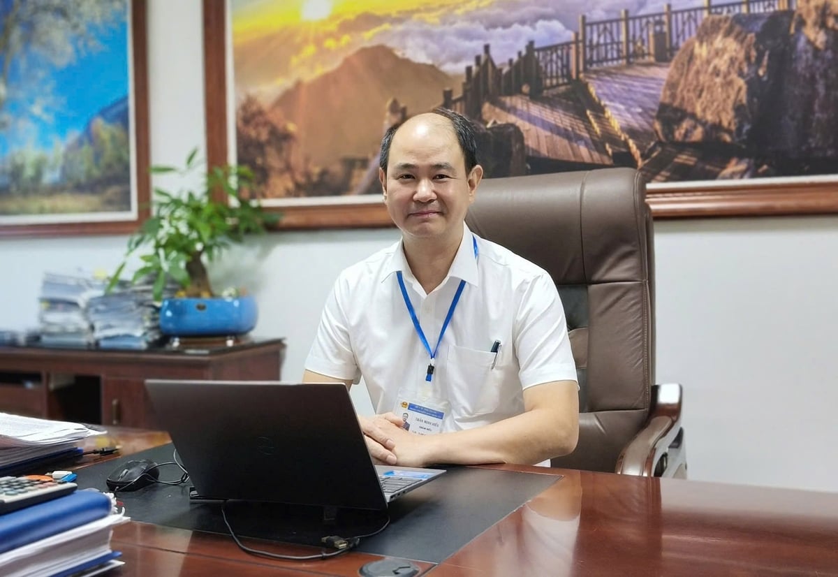Ông Trần Minh Hiếu - Giám đốc Trung tâm Kiểm soát Bệnh tật tỉnh Lào Cai. Ảnh: Lan Anh.