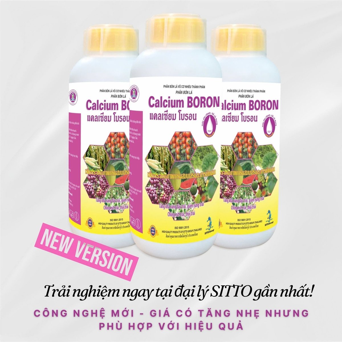 Sitto Việt Nam cam kết rằng, Sitto Calcium Boron phiên bản mới sẽ tiếp tục là người bạn tin cậy, đồng hành cùng bà con trên hành trình làm nông bền vững, hiệu quả và thu nhập cao. Ảnh: Lê Minh Quốc.