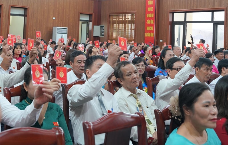 Các đại biểu dự Đại hội. Ảnh: Bảo Hà.