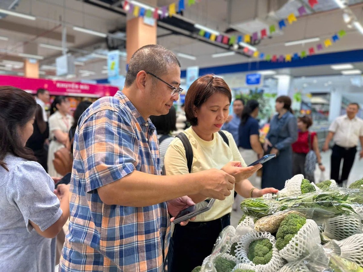 Chương trình Tick xanh trách nhiệm đang thu hút ngày càng nhiều doanh nghiệp tham gia. Ảnh: Hà Duyên. Chương trình Tick xanh trách nhiệm đang thu hút ngày càng nhiều doanh nghiệp tham gia. Ảnh: Hà Duyên.