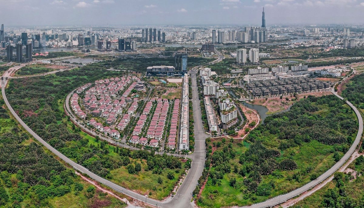 TP.HCM xác định giá đất tại Khu đô thị mới Thủ Thiêm được thanh toán cho 4 Hợp đồng BT. Ảnh: Nguyễn Quang. 