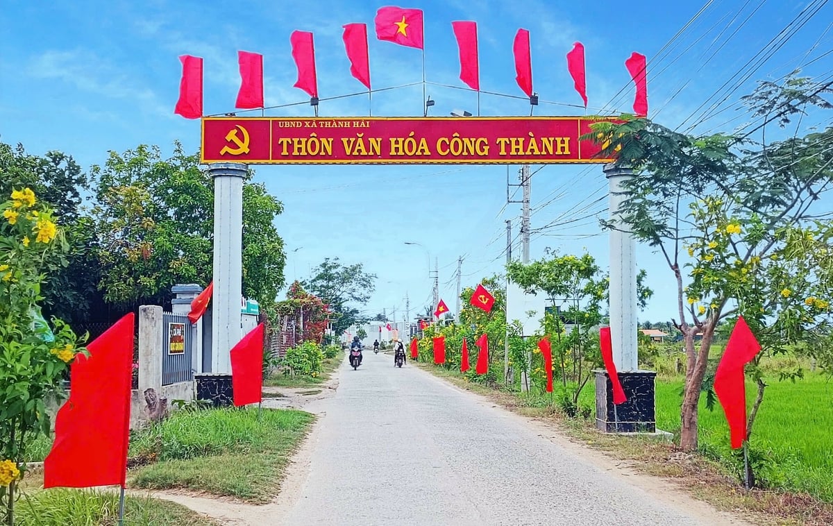 Xây dựng nông thôn mới đã giúp nhiều làng quê ở tỉnh Khánh Hòa khởi sắc. Ảnh: KS.