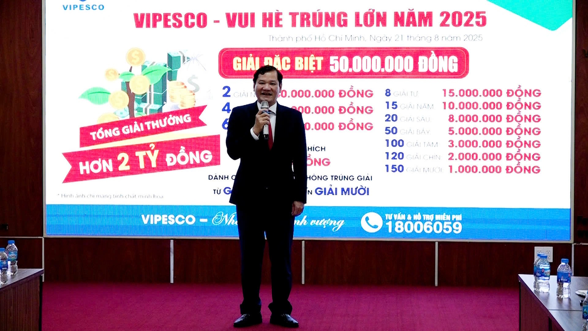 Ông Nguyễn Thân, Tổng giám đốc Công ty Cổ phần Thuốc sát trùng Việt Nam (Vipesco) phát biểu khai mạc. Ảnh: Minh Sáng. Ông Nguyễn Thân, Tổng giám đốc Công ty Cổ phần Thuốc sát trùng Việt Nam (Vipesco) phát biểu khai mạc. Ảnh: Minh Sáng.
