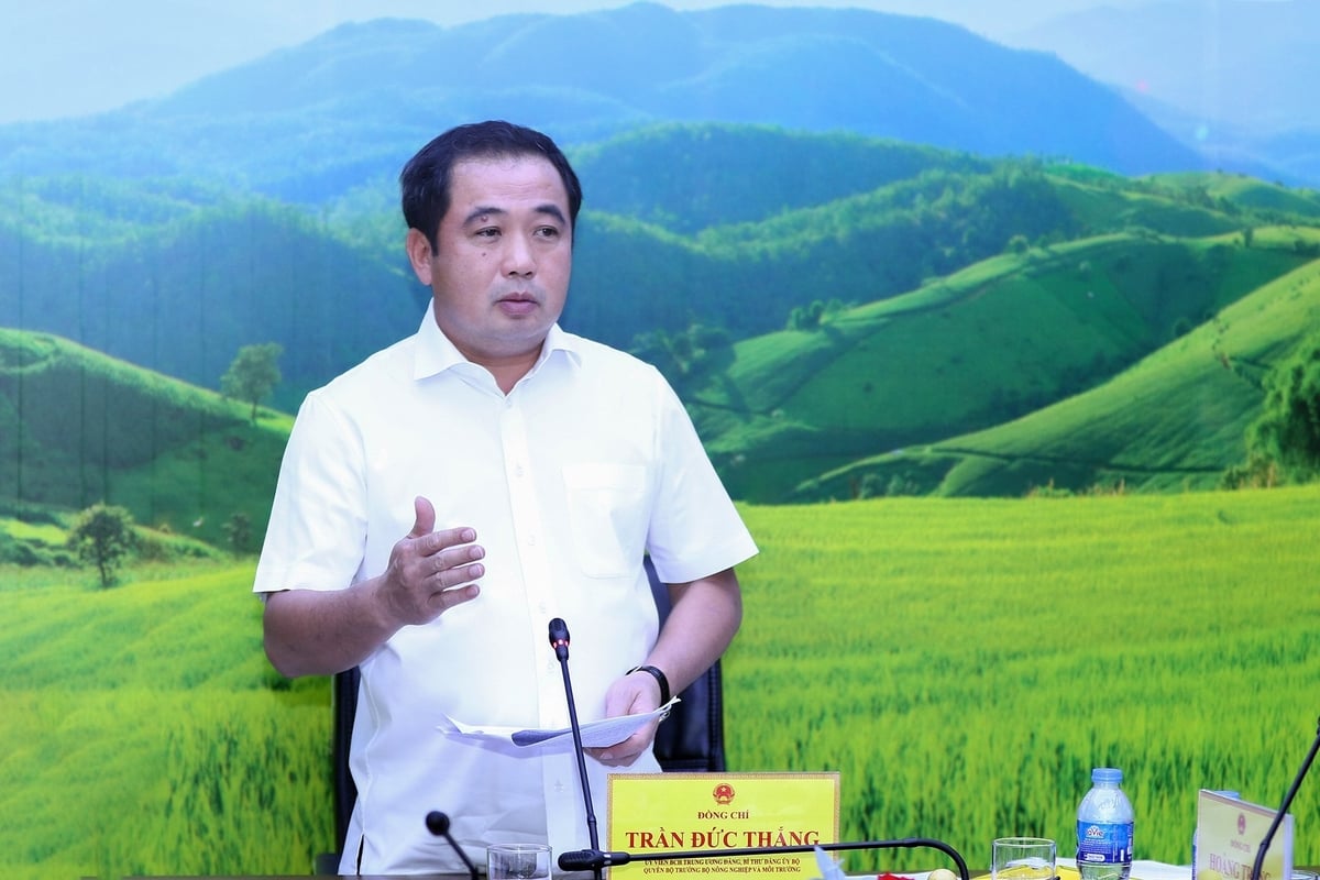 Quyền Bộ trưởng Trần Đức Thắng ghi nhận đóng góp to lớn của lĩnh vực trồng trọt trong bảo đảm an ninh lương thực. Ảnh: Khương Trung.