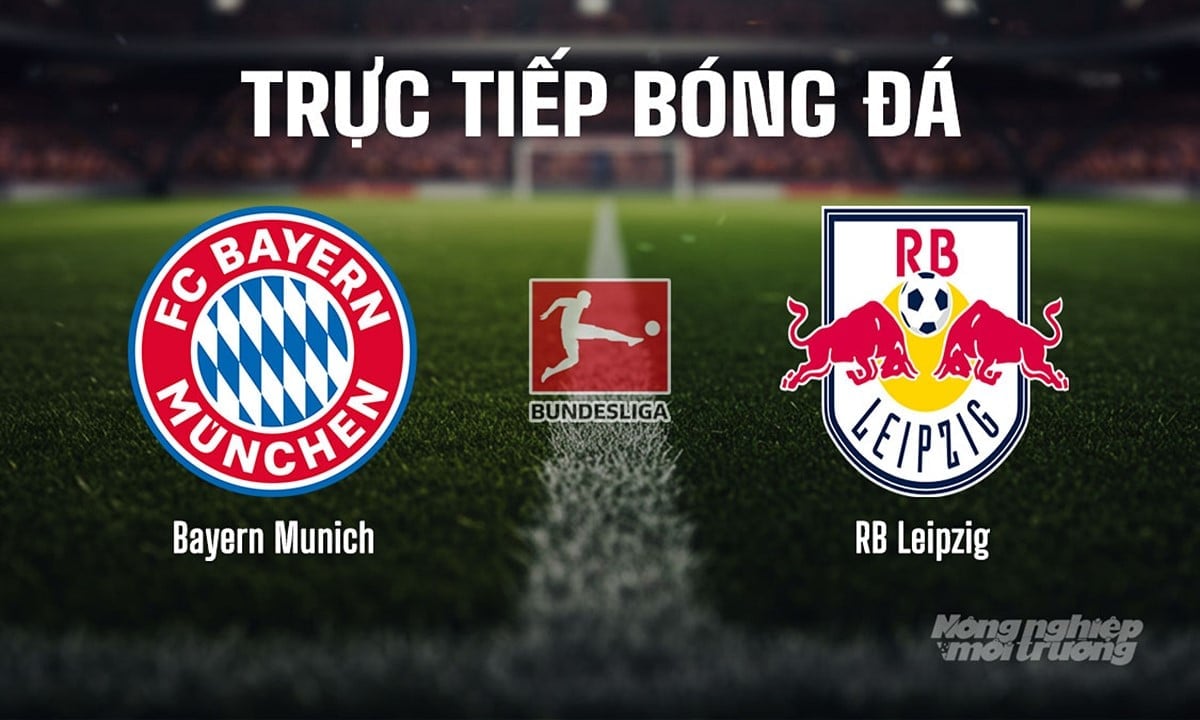 Trực tiếp bóng đá Bundesliga 2025/26 giữa Bayern Munich vs RB Leipzig ngày 23/8/2025
