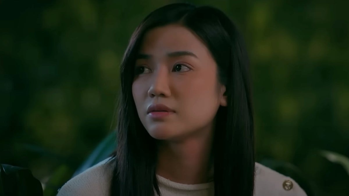 Oanh nói lời chia tay với Tuấn. Ảnh CMH