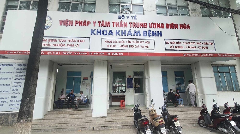 20 bị can là lãnh đạo, bác sĩ, nhân viên của Viện bị đề nghị truy tố. Ảnh: Viện Pháp y tâm thần Trung ương Biên Hòa.