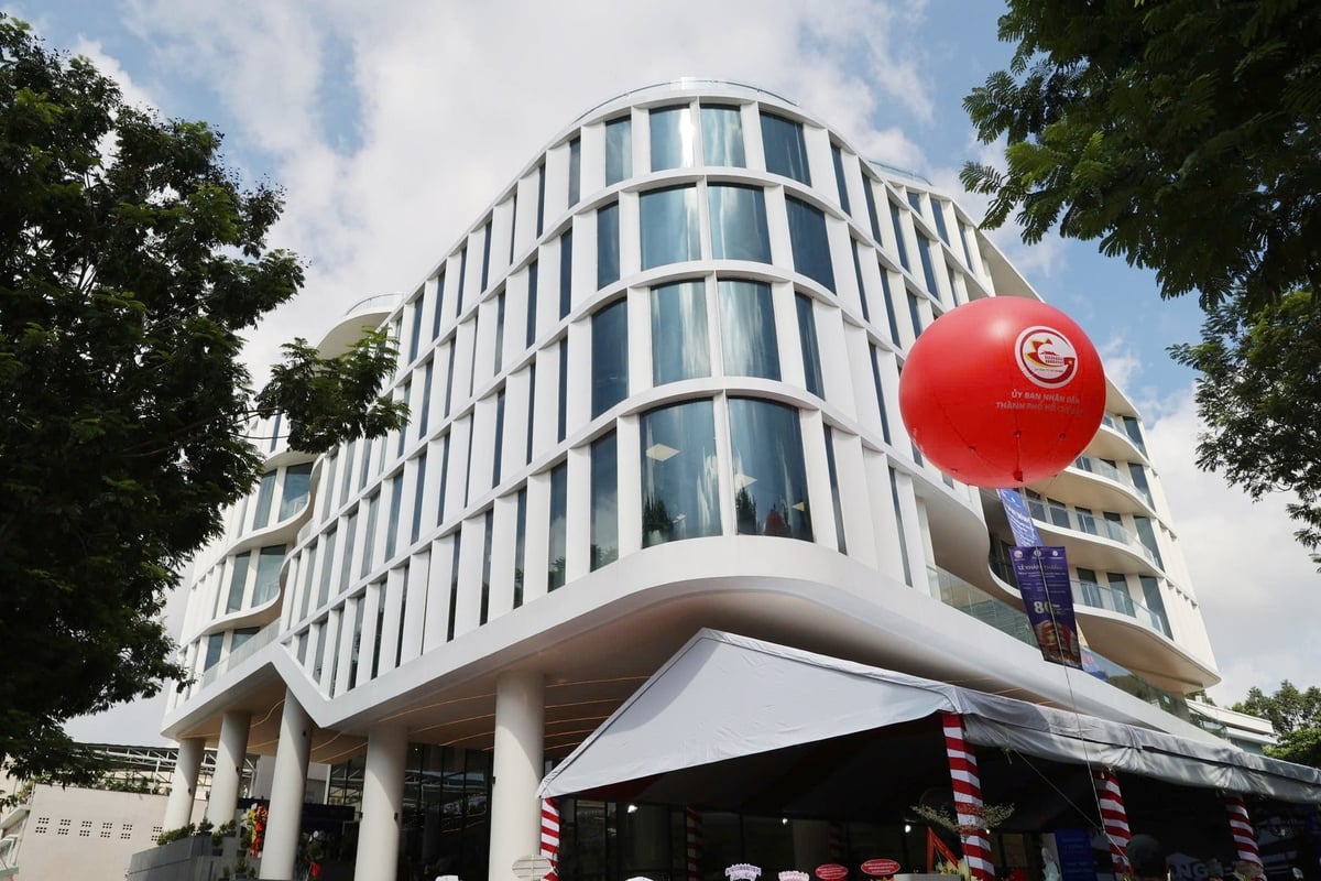 Tòa nhà Trung tâm Khởi nghiệp Sáng tạo TP.HCM có diện tích gần 17.000 m². Ảnh: Lưu Niệm. Tòa nhà Trung tâm Khởi nghiệp Sáng tạo TP.HCM có diện tích gần 17.000 m². Ảnh: Lưu Niệm.