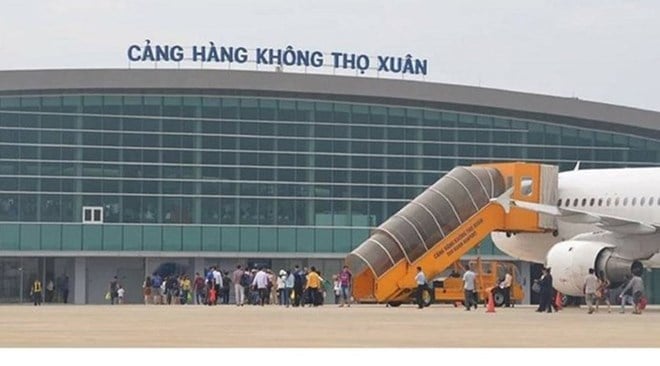 Đóng cửa tạm thời Sân bay Thọ Xuân trong ngày 25/8. Ảnh: Trần Lâm. Đóng cửa tạm thời Sân bay Thọ Xuân trong ngày 25/8. Ảnh: Trần Lâm.