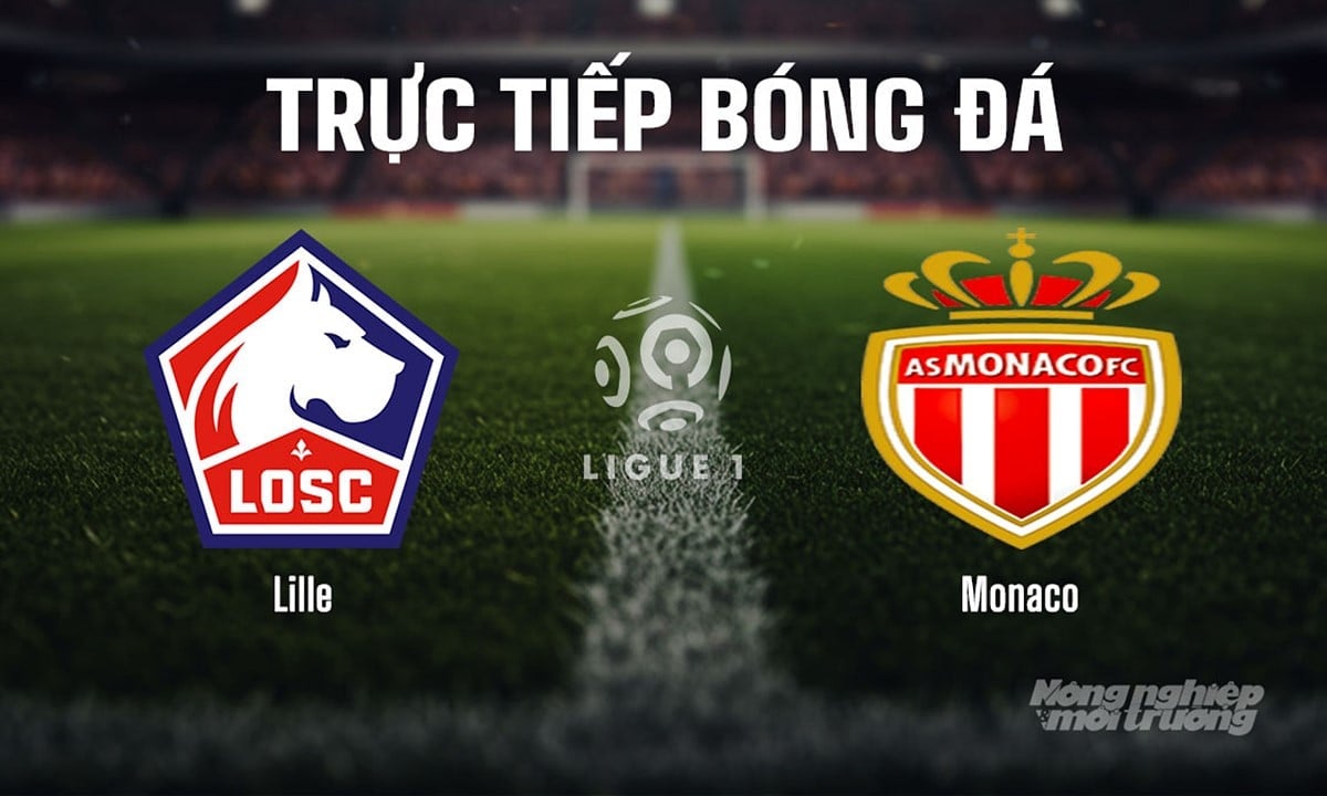 Trực tiếp bóng đá Ligue 1 (VĐQG Pháp) 2025/26 giữa Lille vs Monaco ngày 25/8/2025