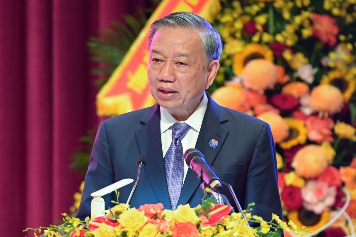 Tổng Bí thư Tô Lâm phát biểu tại lễ kỷ niệm 80 năm ngành ngoại giao Việt Nam. Ảnh: Tùng Đinh. Tổng Bí thư Tô Lâm phát biểu tại lễ kỷ niệm 80 năm ngành ngoại giao Việt Nam. Ảnh: Tùng Đinh.