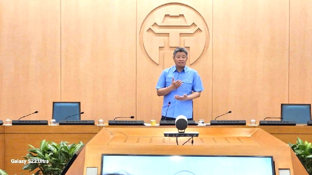 Phó Chủ tịch UBND Thành phố Nguyễn Mạnh Quyền phát biểu chỉ đạo tại Hội nghị. Ảnh: Thu Hằng. Phó Chủ tịch UBND Thành phố Nguyễn Mạnh Quyền phát biểu chỉ đạo tại Hội nghị. Ảnh: Thu Hằng.