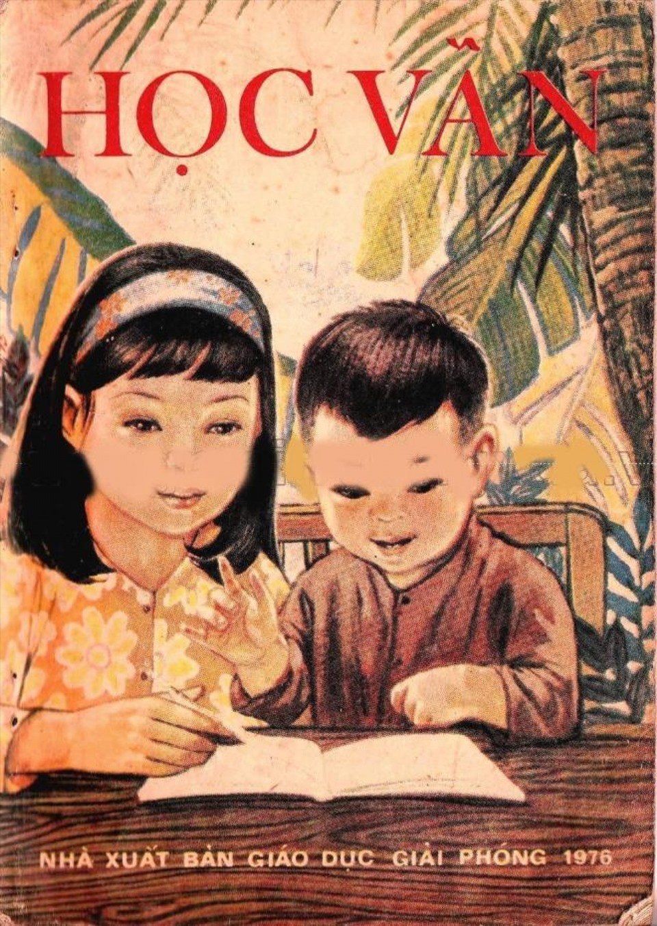 'Cuốn Học vần' - NXB Giáo dục giải phóng ấn bản năm 1976. Ảnh tư liệu.