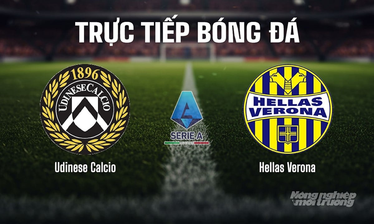 Trực tiếp bóng đá Serie A 2025/26 giữa Udinese Calcio vs Hellas Verona hôm nay 25/8/2025 Trực tiếp bóng đá Serie A 2025/26 giữa Udinese Calcio vs Hellas Verona hôm nay 25/8/2025