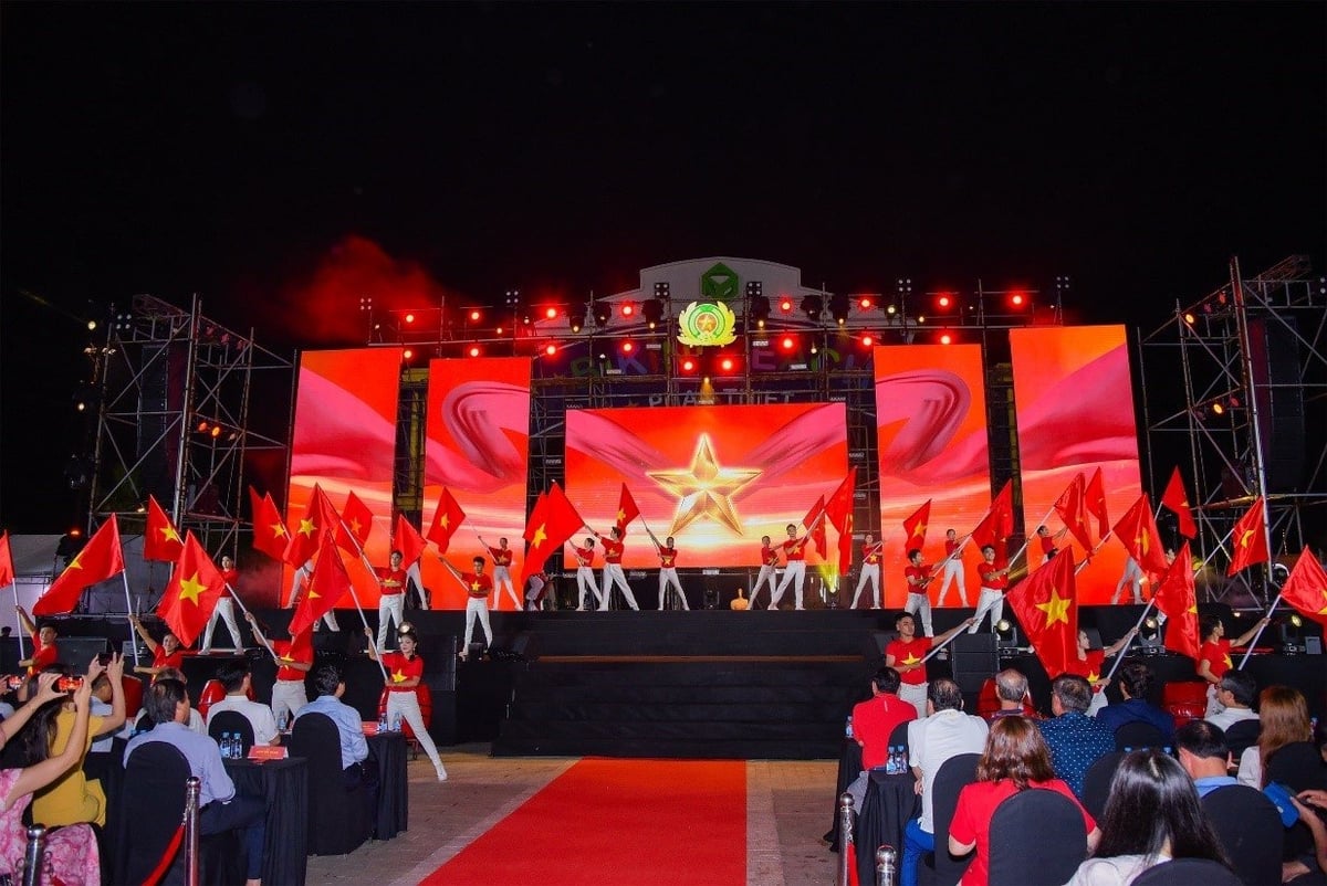 Đêm khai mạc Sports Festival 2025 tổ chức tại NovaWorld Phan Thiet với nhiều tiết mục đặc sắc. Ảnh: Hà Vương.