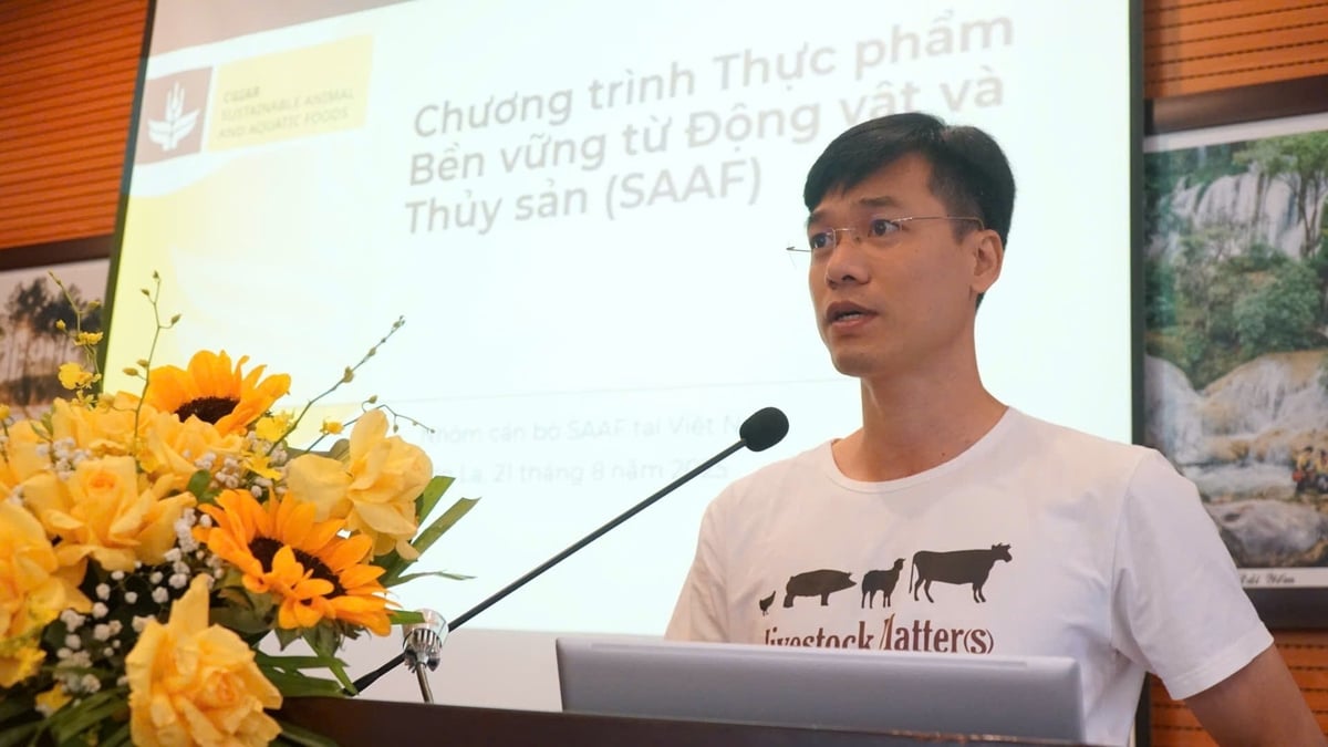 Ông Đặng Xuân Sinh, cán bộ điều phối chương trình SAAF ở Việt Nam hy vọng dự án sẽ lan tỏa đến nhiều hộ nông dân. Ảnh: Đức Bình.