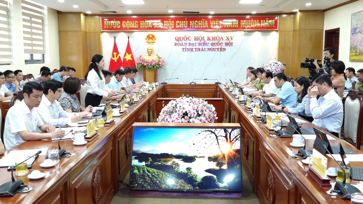 Bộ Nông nghiệp và Môi trường cùng UBND tỉnh Thái Nguyên tháo gỡ nhiều vướng mắc. Ảnh: Quang Linh.