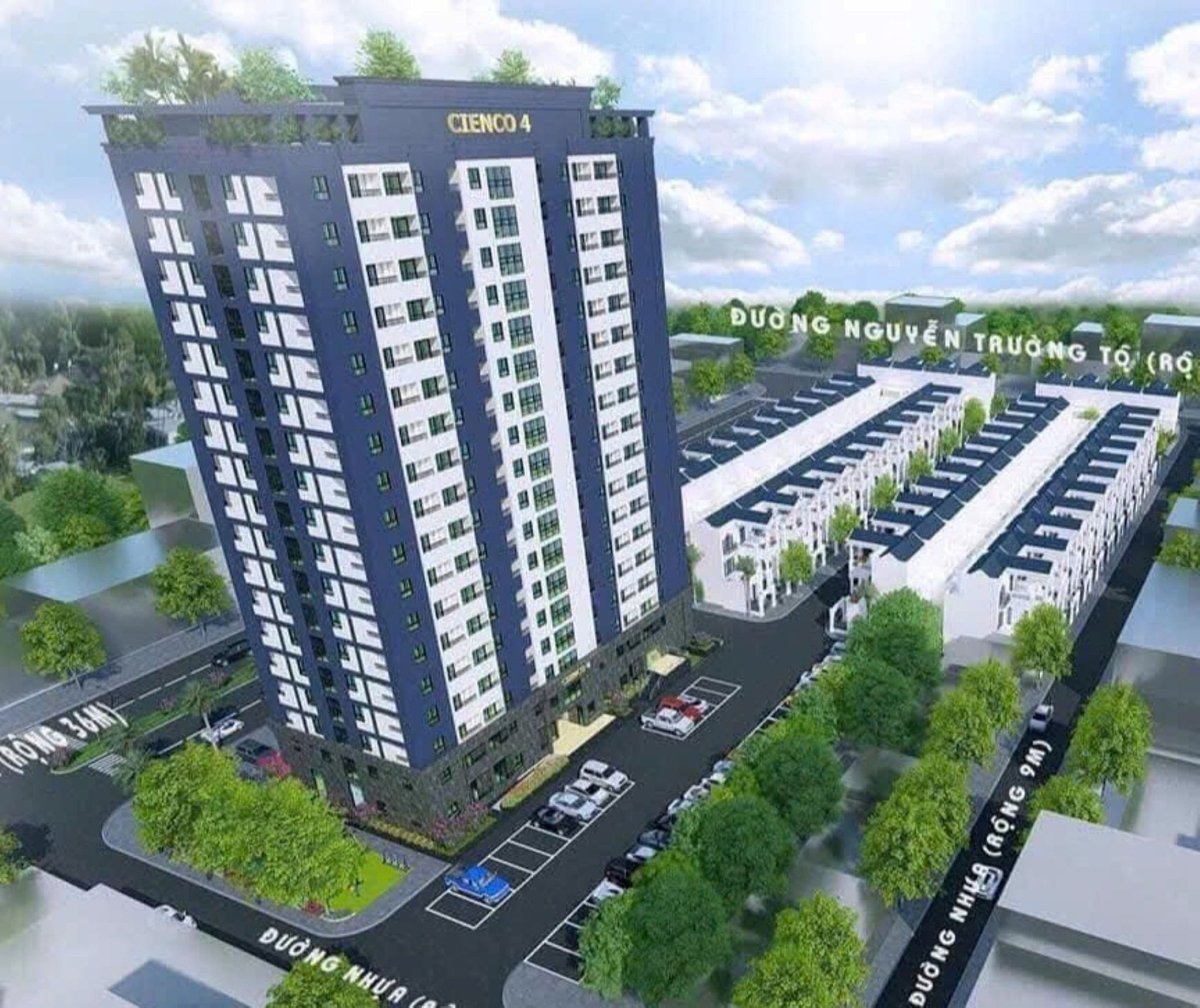 Phối cảnh dự án Khu dịch vụ thương mại nhà ở và chung cư cao tầng tại 61 Nguyễn Trường Tộ. Ảnh: P. Tuân.