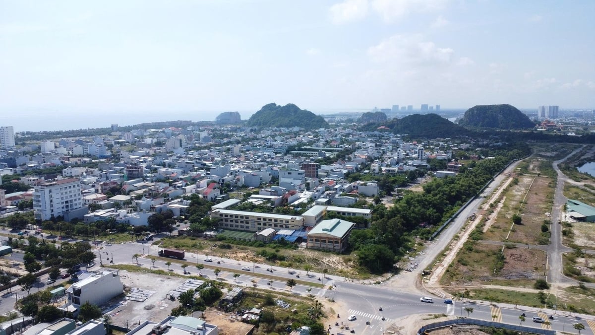 Phường Ngũ Hành Sơn ghi nhận có mức giá đất tăng cao so với các khu vực khác tại TP Đà Nẵng. Ảnh: Lan Anh. 