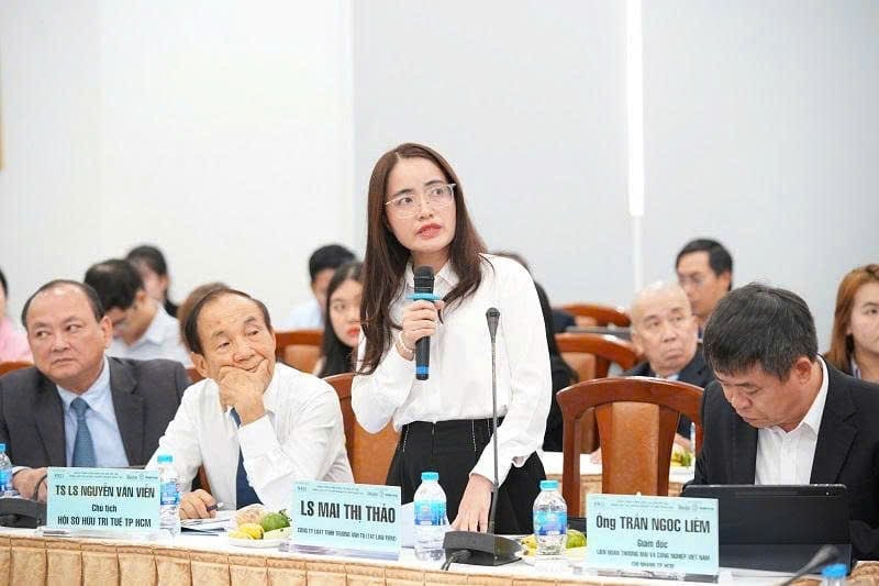 Luật sư Mai Thị Thảo – Phó Giám đốc TAT Law Firm cho rằng, quá trình bảo vệ thương hiệu đang trở thành một bài toán nan giải. Ảnh: Thục Vy.